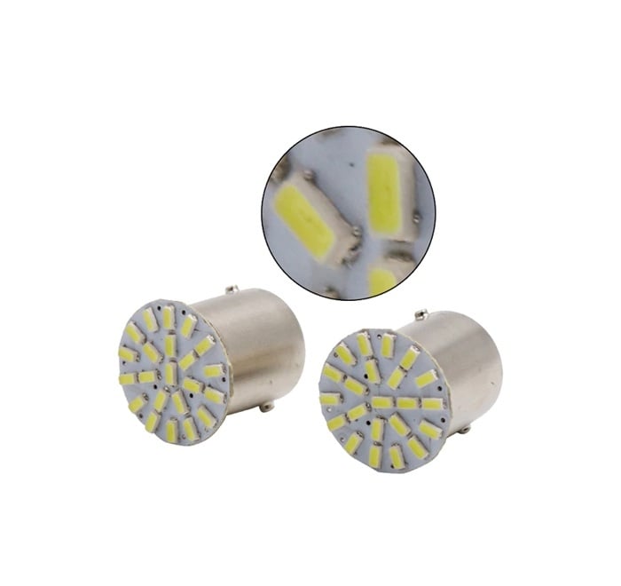 Комплект LED крушки Paolo P21/5W BAY15D 12V 2 броя