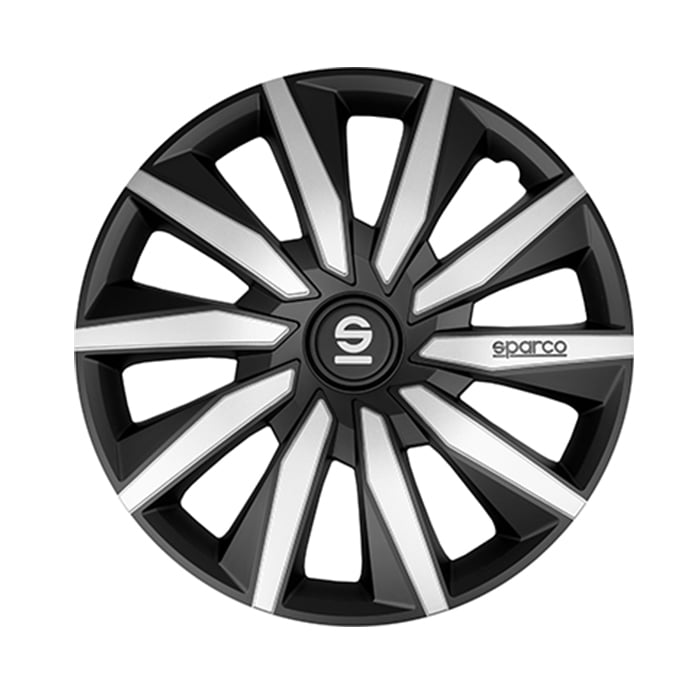 Автомобилни тасове Sparco 15“ Milano черно/сиво 4 броя