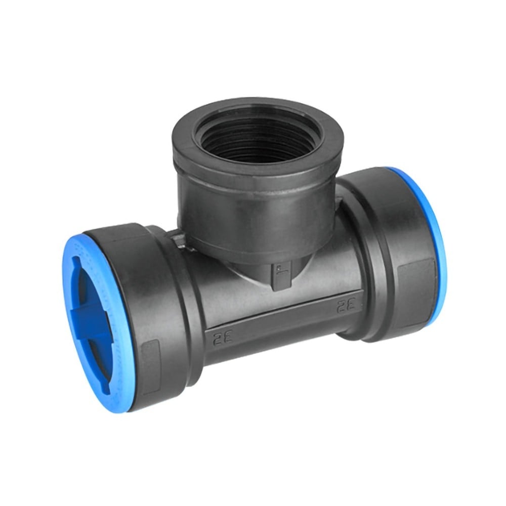 Тройник Irriplast Push-fit женски ф25мм x 1/2" x ф25мм 