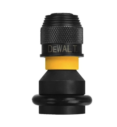 Адаптор преход за вложки DeWALT квадрат 1/2" към шестостен 1/4"