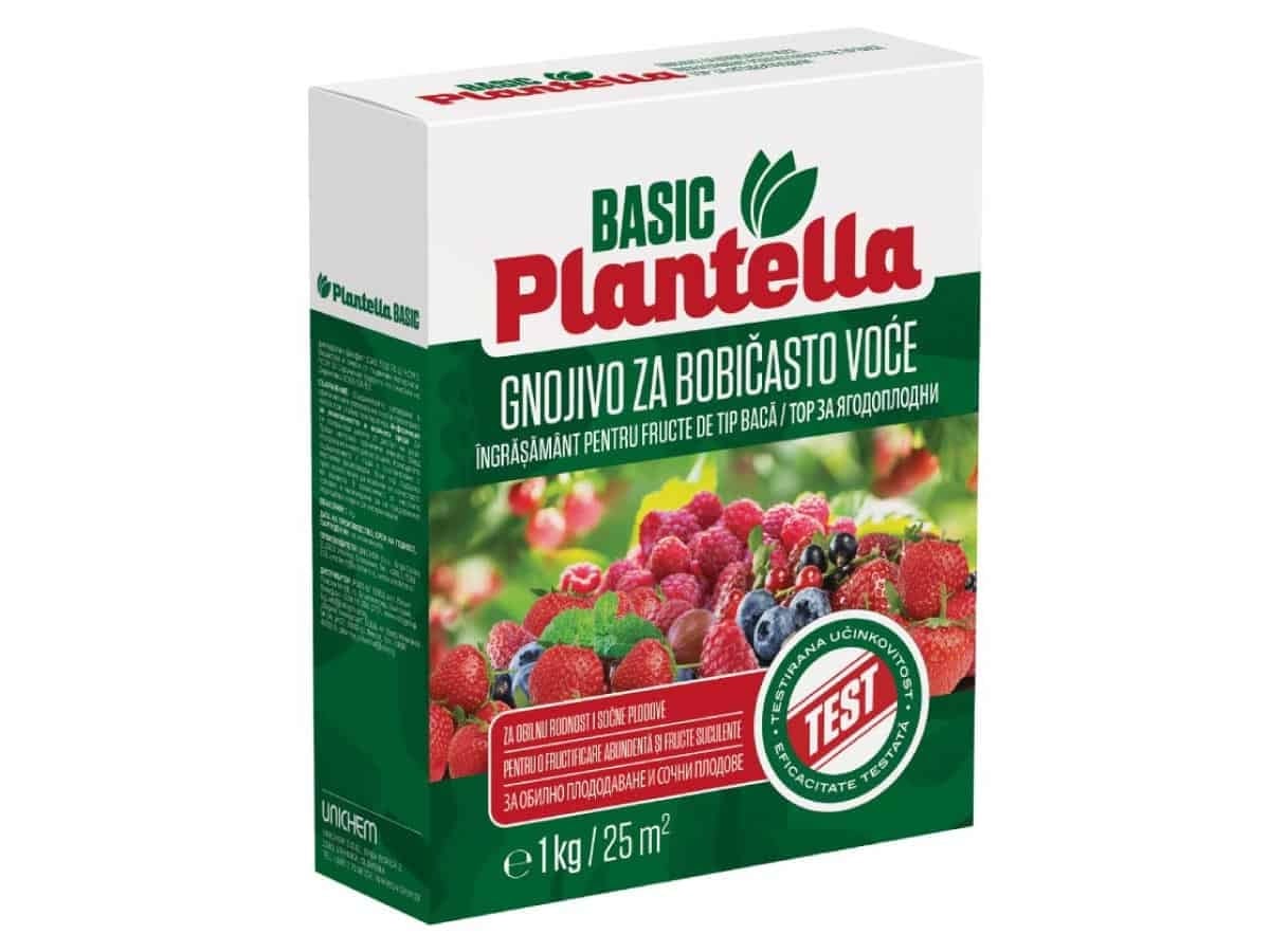 Гранулиран тор за ягодоплодни растения Plantella Basic 1кг