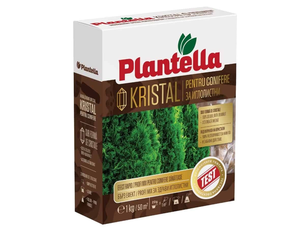 Специален тор за иглолистни растения в кристална форма Plantella 1 кг