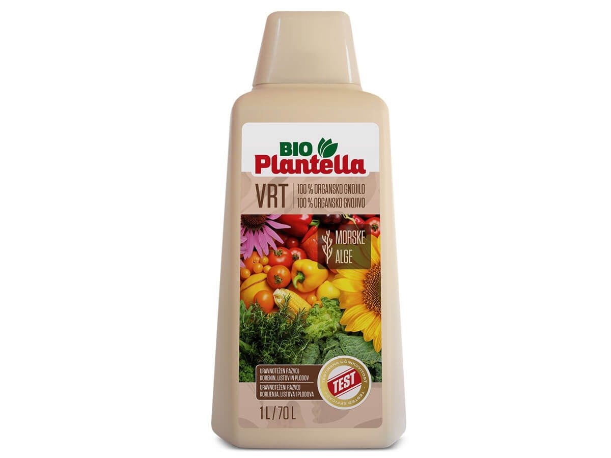 Течен органичен тор Bio Plantella Градина за зеленчуци и плодове 1 л