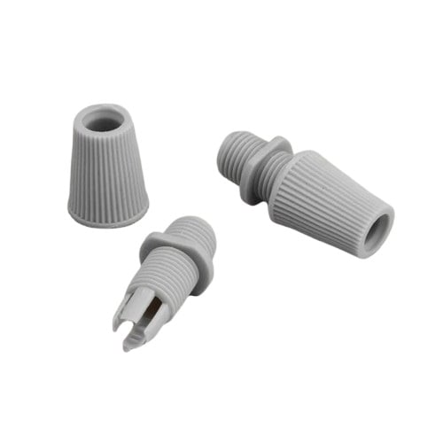 PVC стопер с муфа за кабел Fix / сив