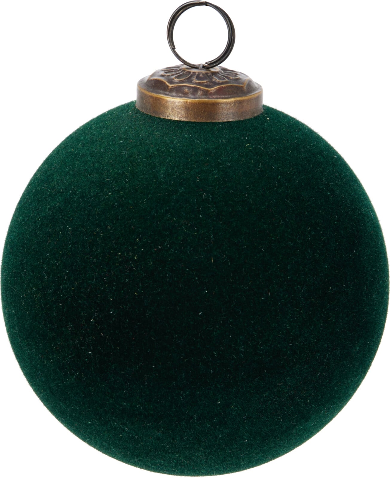 Коледна топка 10см зелена