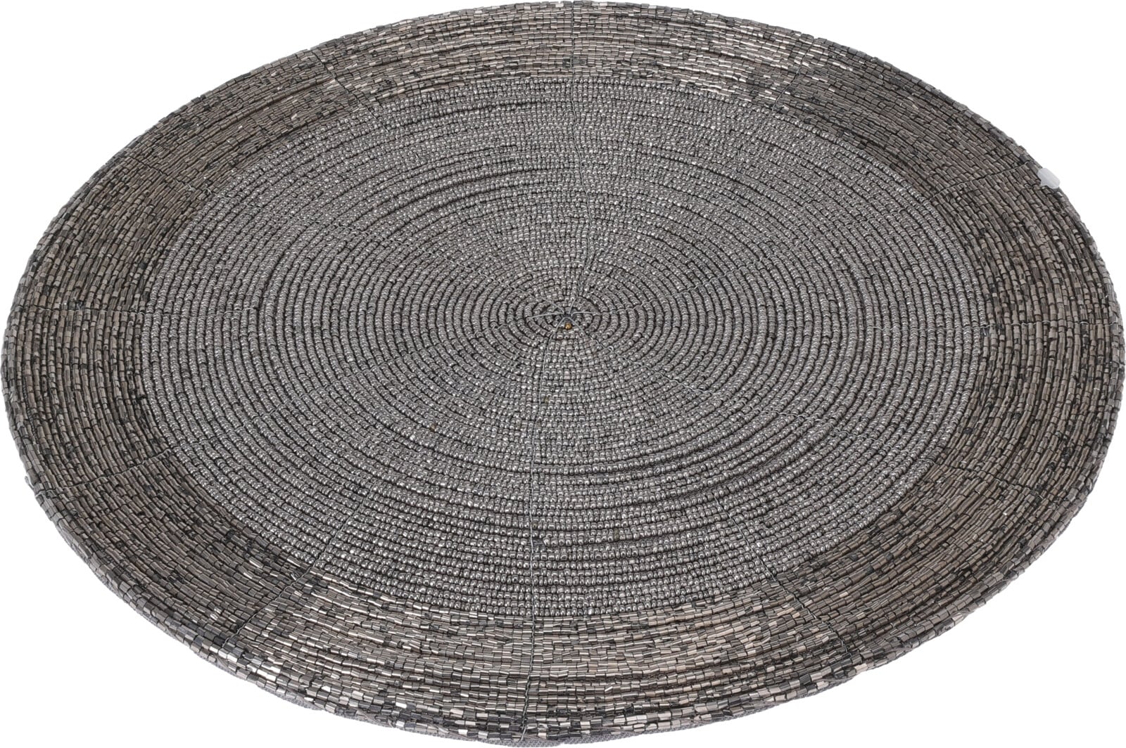 Подложка за хранене с мъниста ø 30 см сива