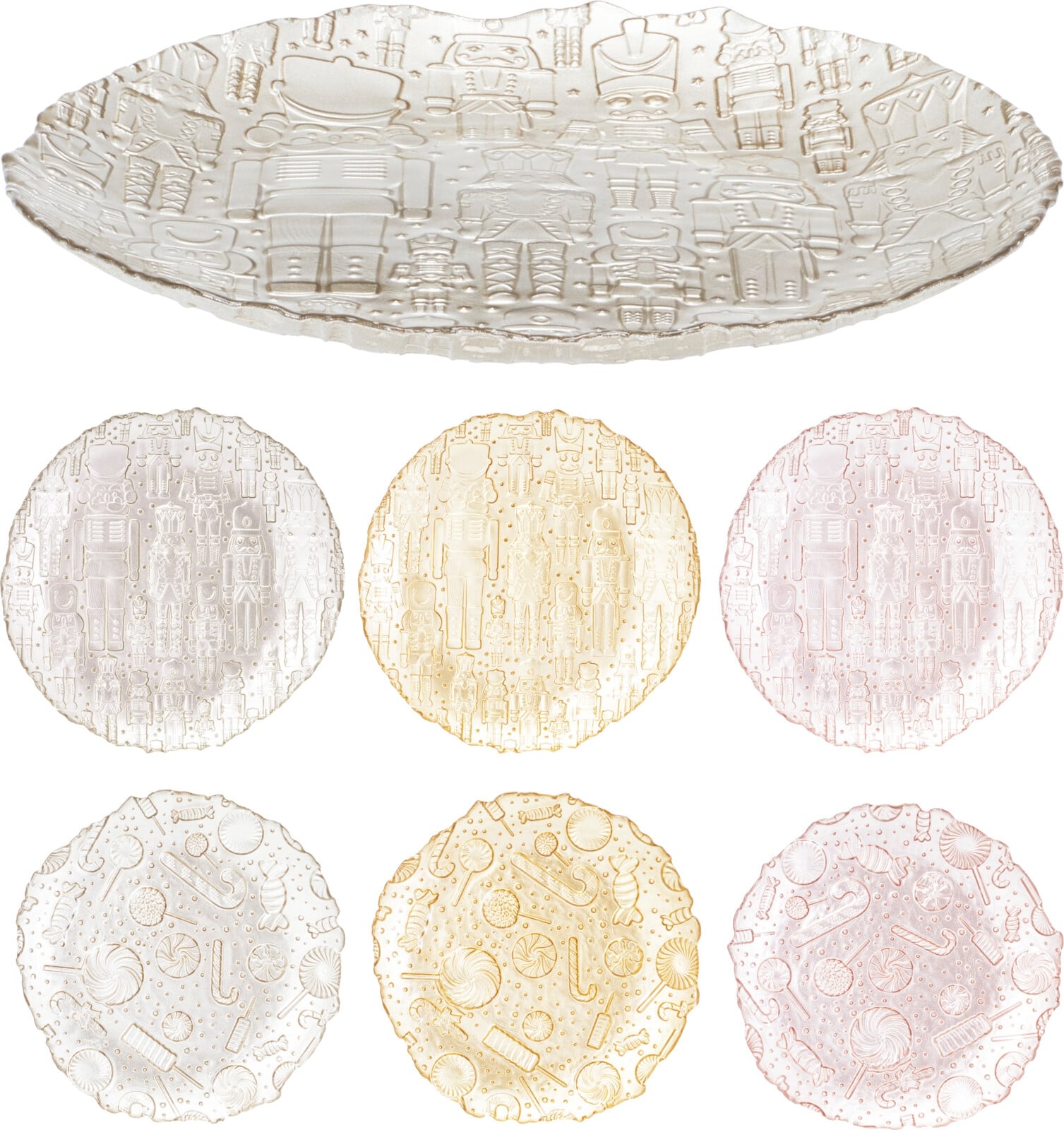 Чиния Metallic ø 21 см микс