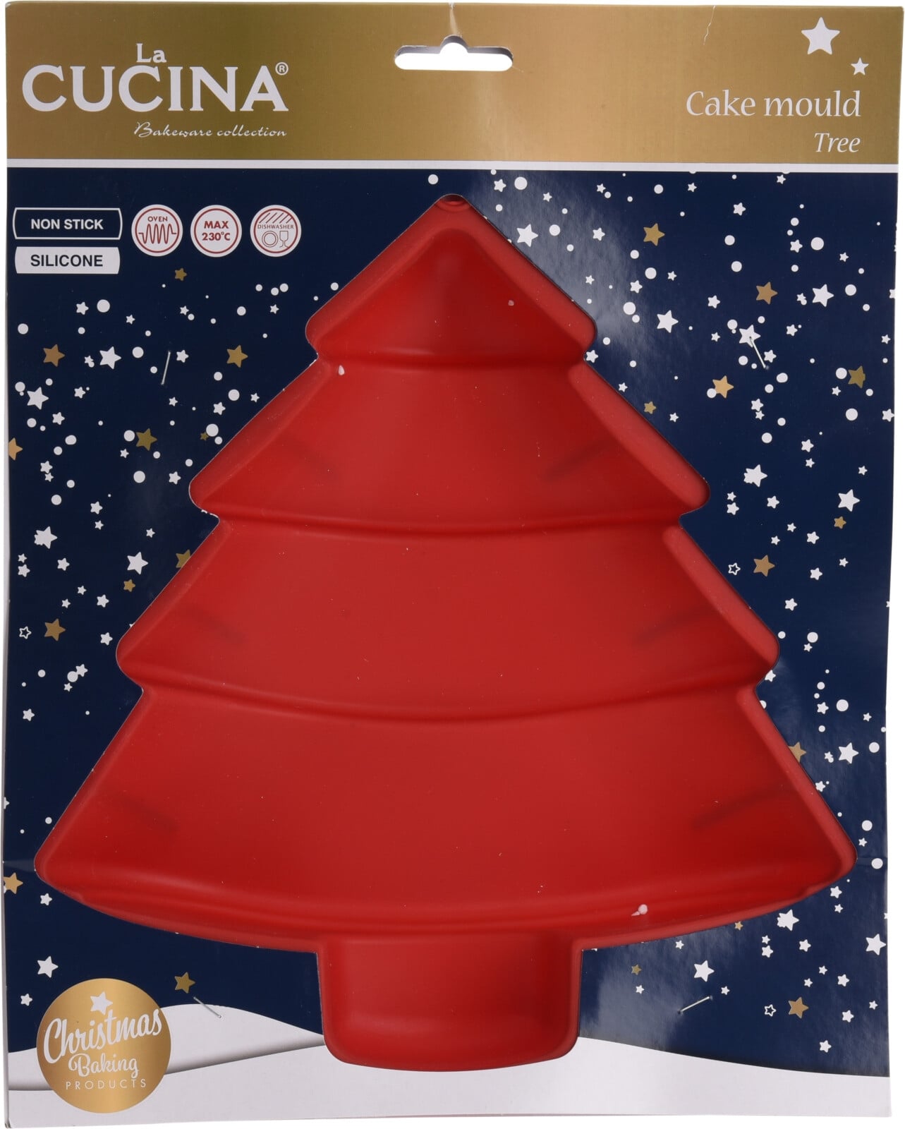 Коледна форма за кекс Елха 24 х 27 х 4 см