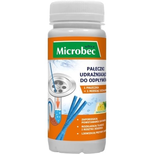 Пръчици за почистване на канали Microbec 12 броя