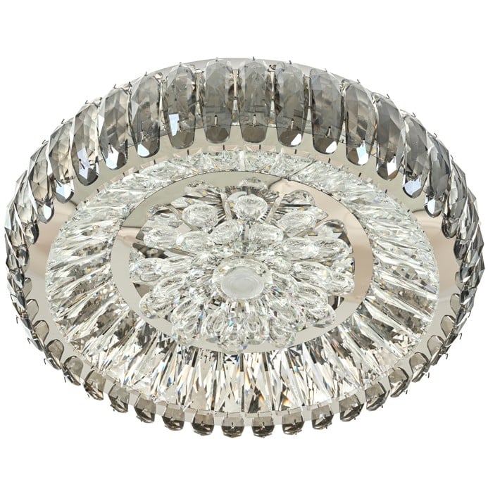 Кристален LED плафон EL 4264/R45 CH 120W 3000-6000K + дистанционно 