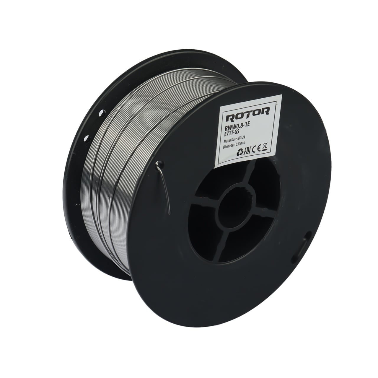 Флюсова заваръчна тел Rotor RWW0,8-1E / 0,8 мм / 1 кг