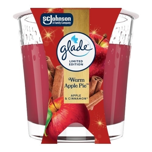 Ароматна свещ Glade Ябълков пай 112 гр