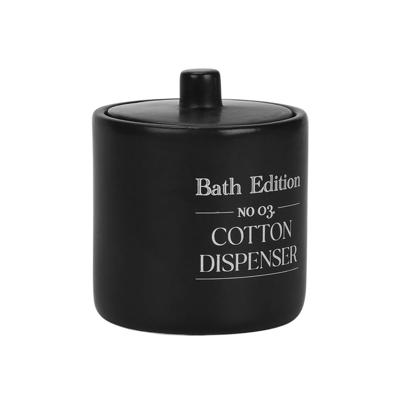 Кутия за памук Myst Cotton Dispenser черна