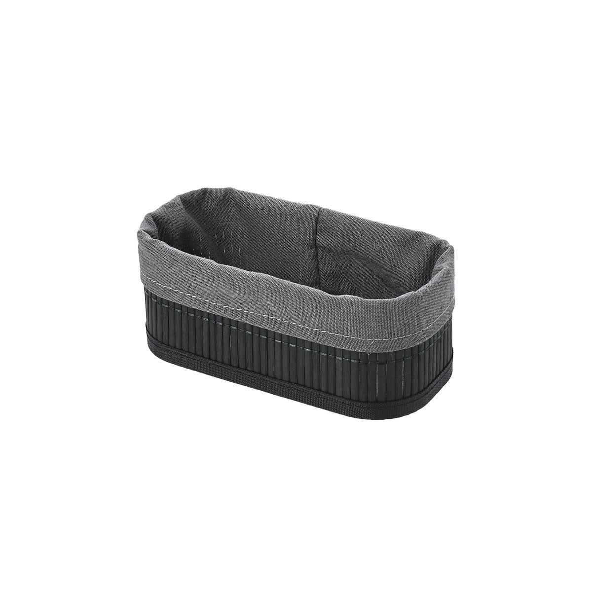 Бамбукова кутия органайзер Essentials 24.5x10см черна