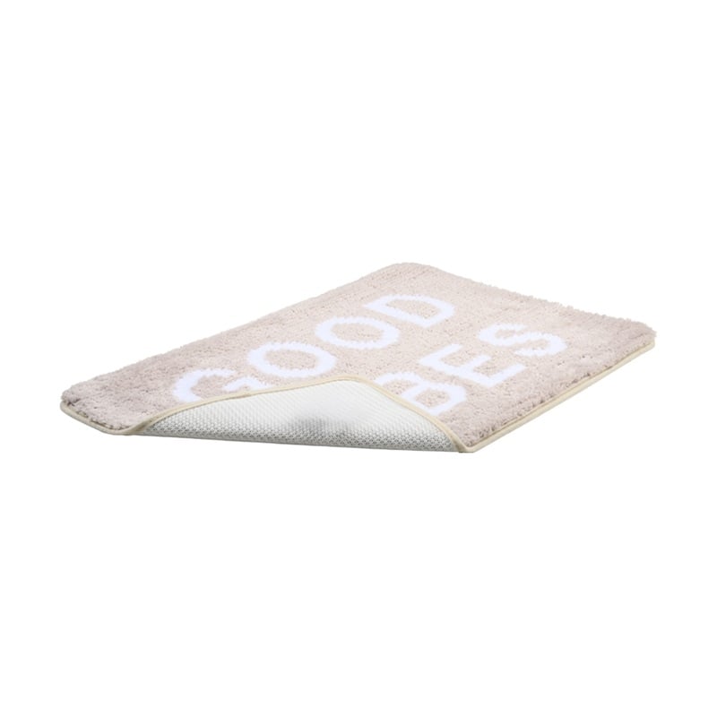 Постелка за баня Good Vibes таупе 40x60см