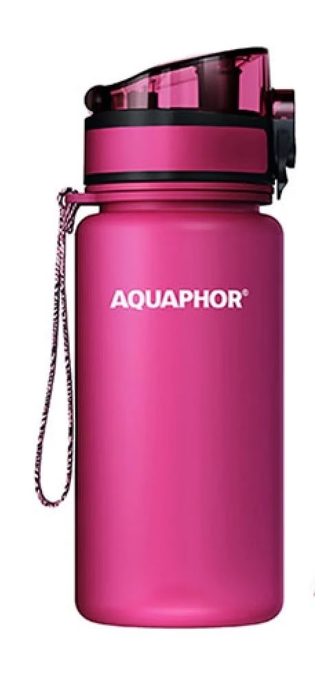Филтрираща бутилка Aquaphor City Tritan розова 350мл