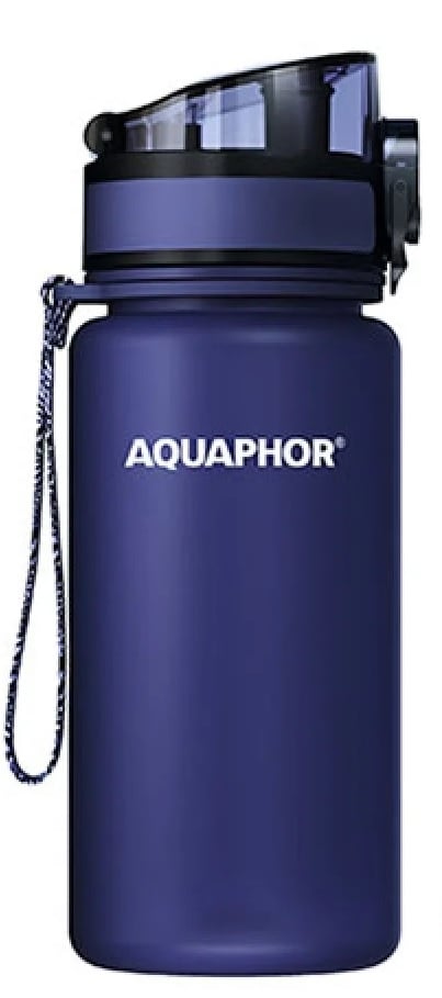 Филтрираща бутилка Aquaphor City Tritan тъмносиня 350мл