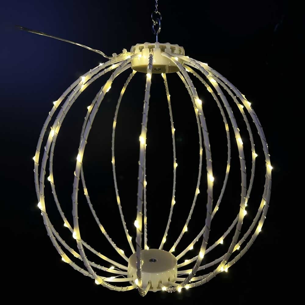 Светеща пластмасова топка 126 LED Ф40cм 