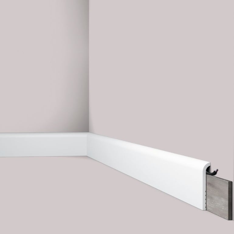 Подов перваз Nmc CF1 HDPS 110 х 22 х 2000 мм бял