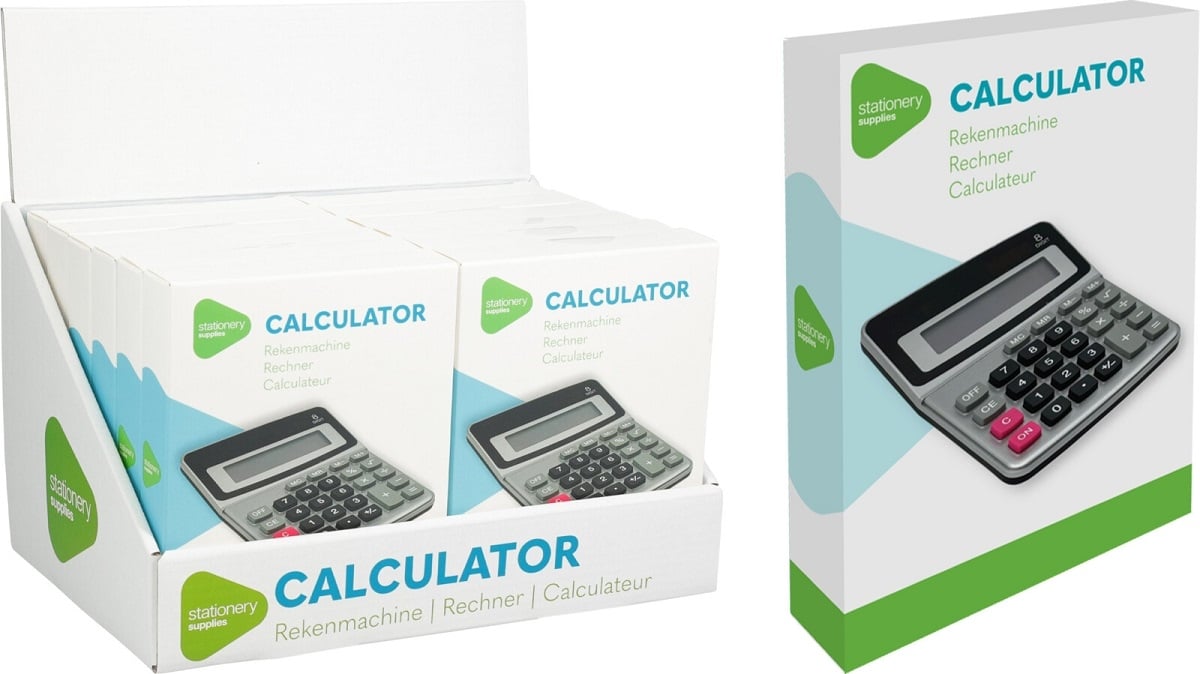 Калкулатор Stationery supplies 102х135х30мм