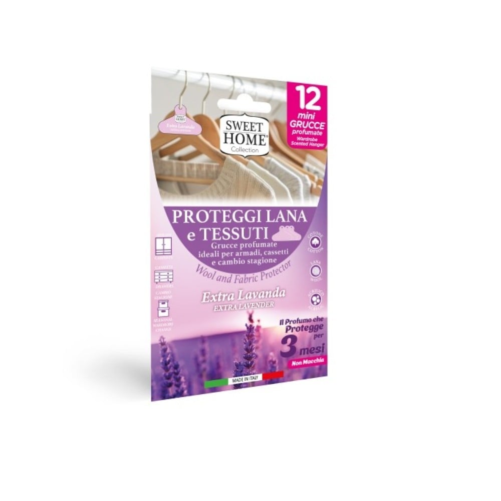 Ароматизатор за защита на вълна и дрехи Sweet home Lavanda