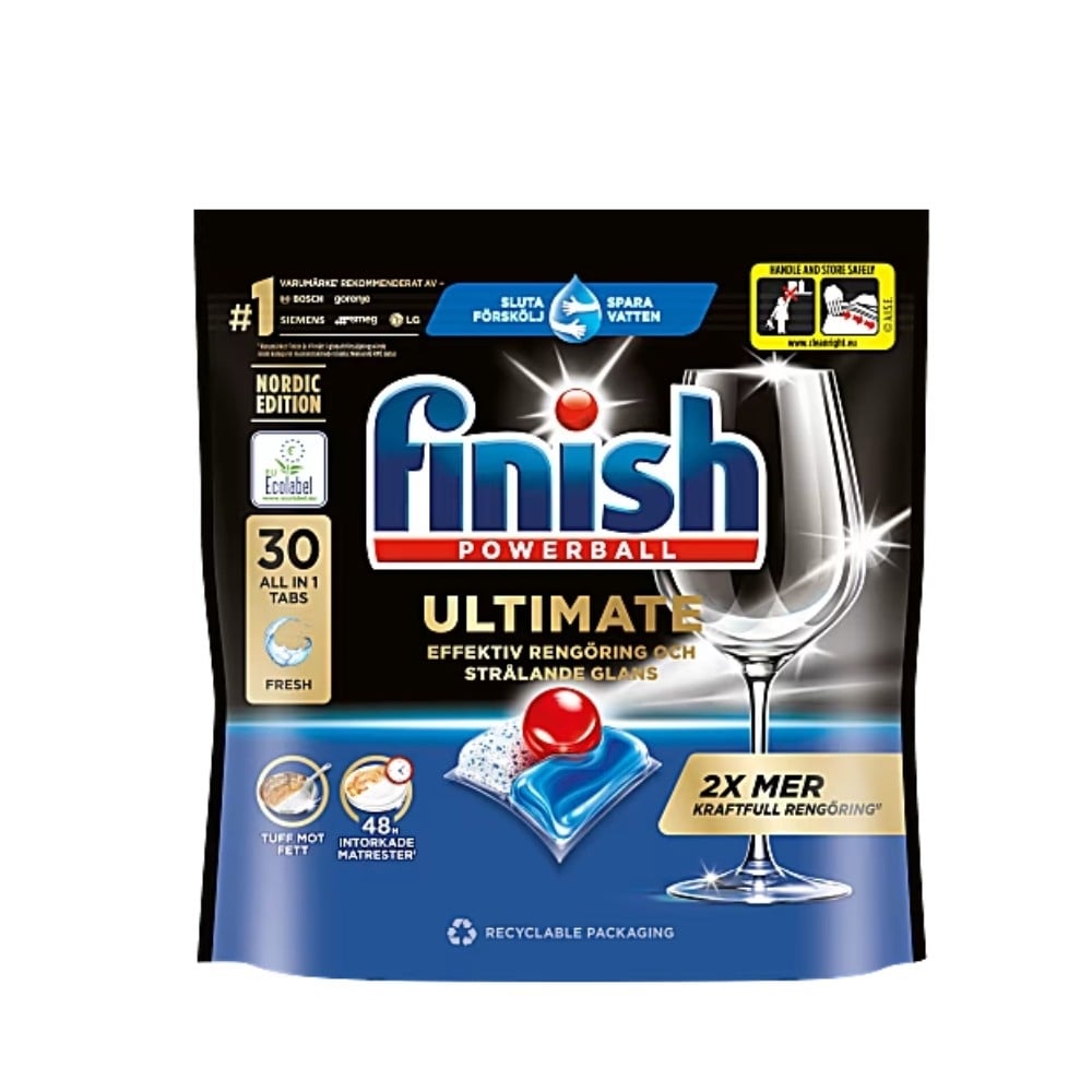 Таблетки за съдомиялна Finish Ultimate All in 1 30броя