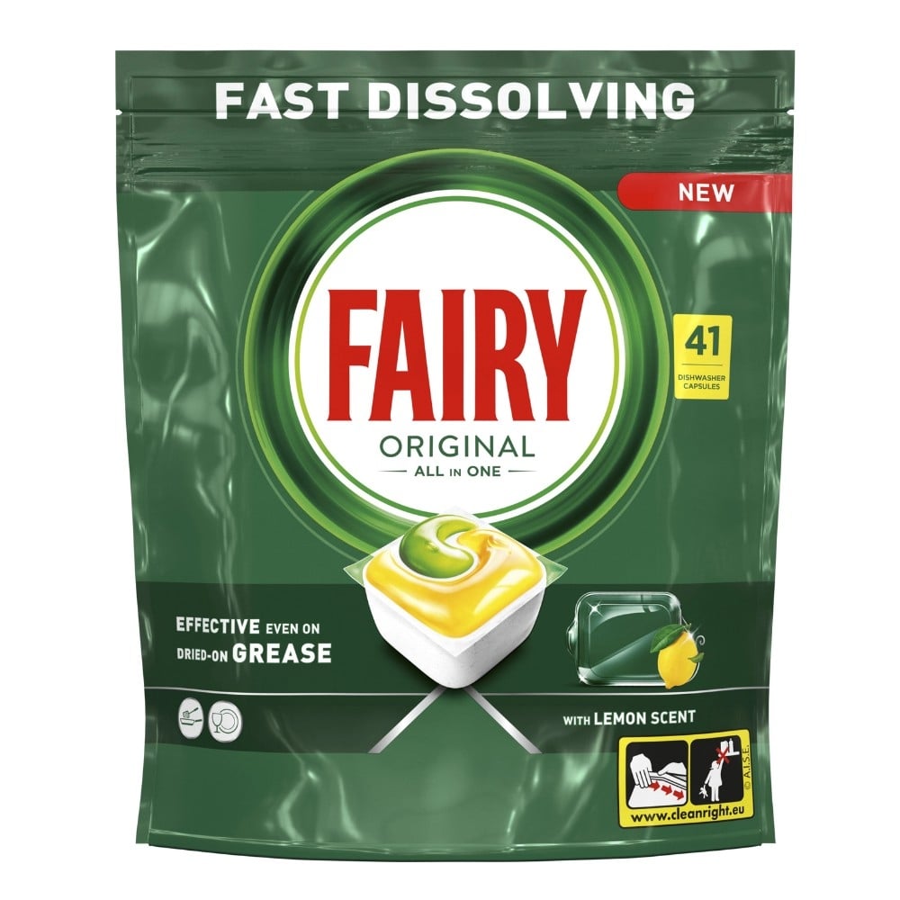 Таблетки за съдомиялна Fairy Original Lemon All in One 41броя