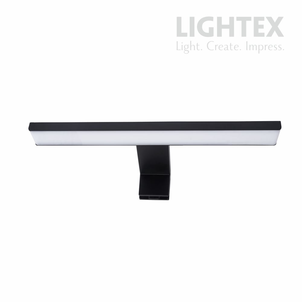 LED лампа за огледало Lightex Elif 3 в 1 / 6 W черна