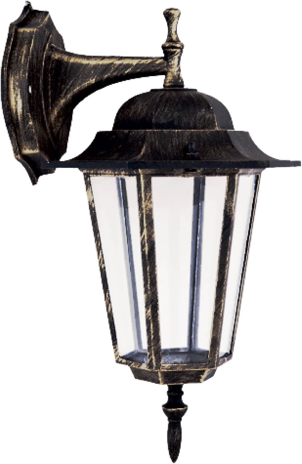 Градински стенен фенер Spectra Light SP 40104 златист