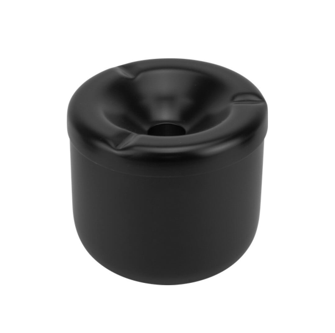 Метален ветроустойчив пепелник Black ø8 см 