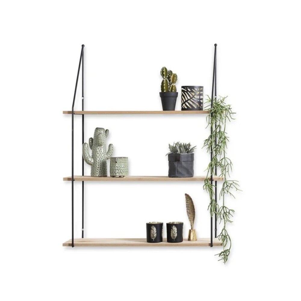 Етажерка с 3 рафта Lifa Living Alicante 84х65х17см метал