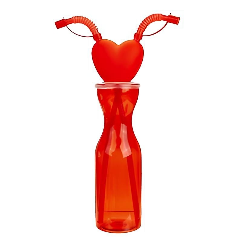 Чаша Valentine с 2 сламки 29,5см