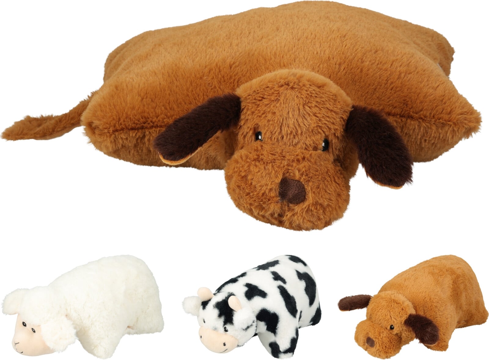 Плюшена възглавница Animal микс