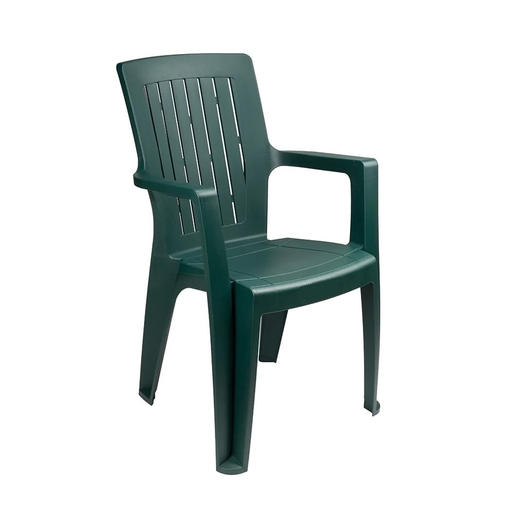 Градински стол Venezia зелен 56x60x89см