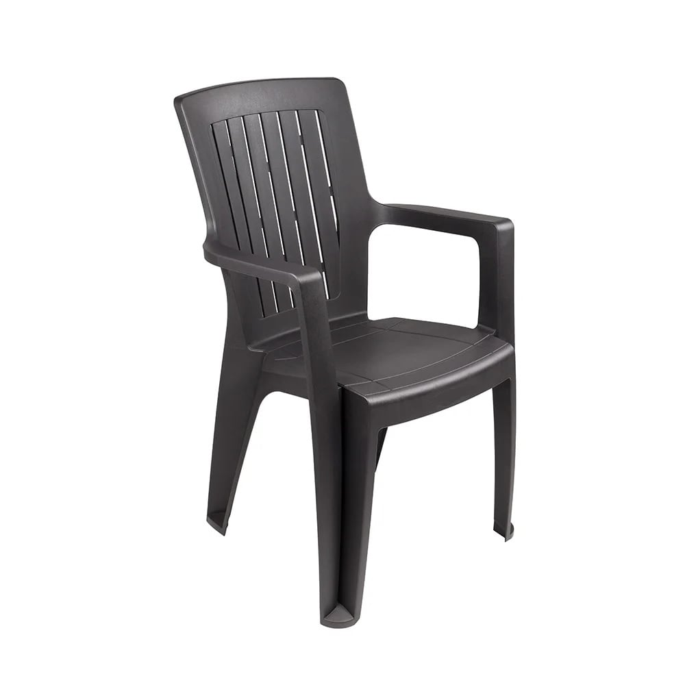 Градински стол Venezia антрацит 56x60x89см 