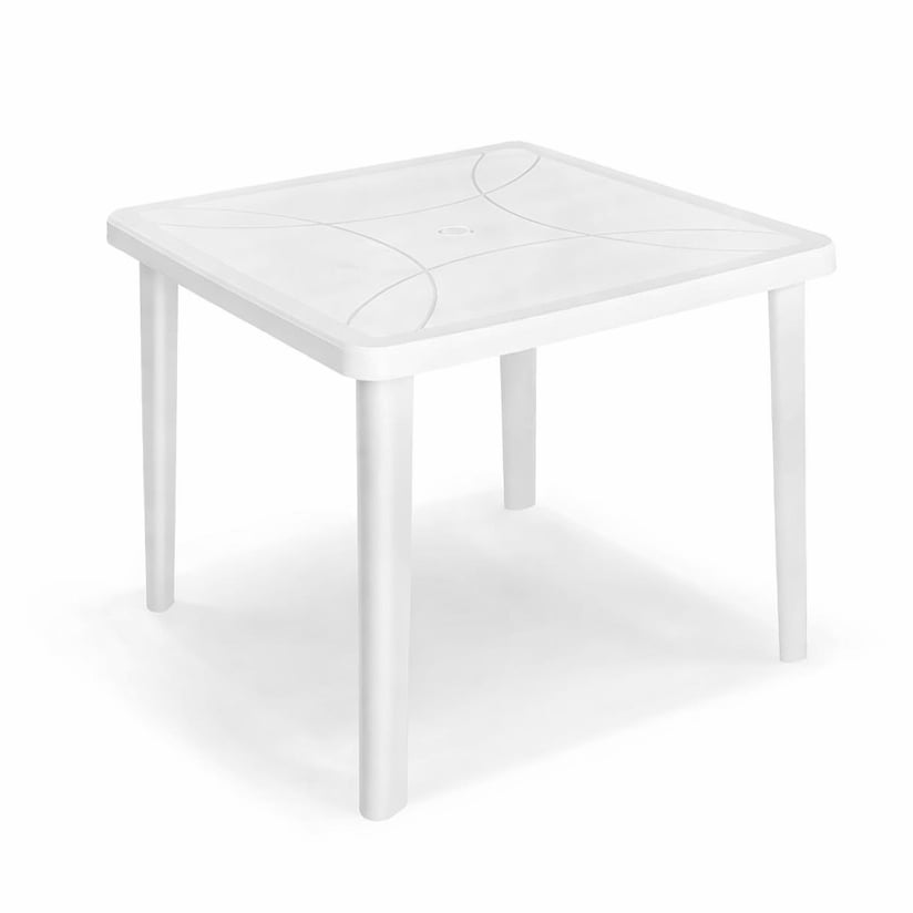 Градинска маса Nettuno бяла 80x80x72см 