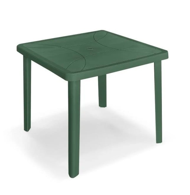 Градинска маса Nettuno зелена 80x80x72см 