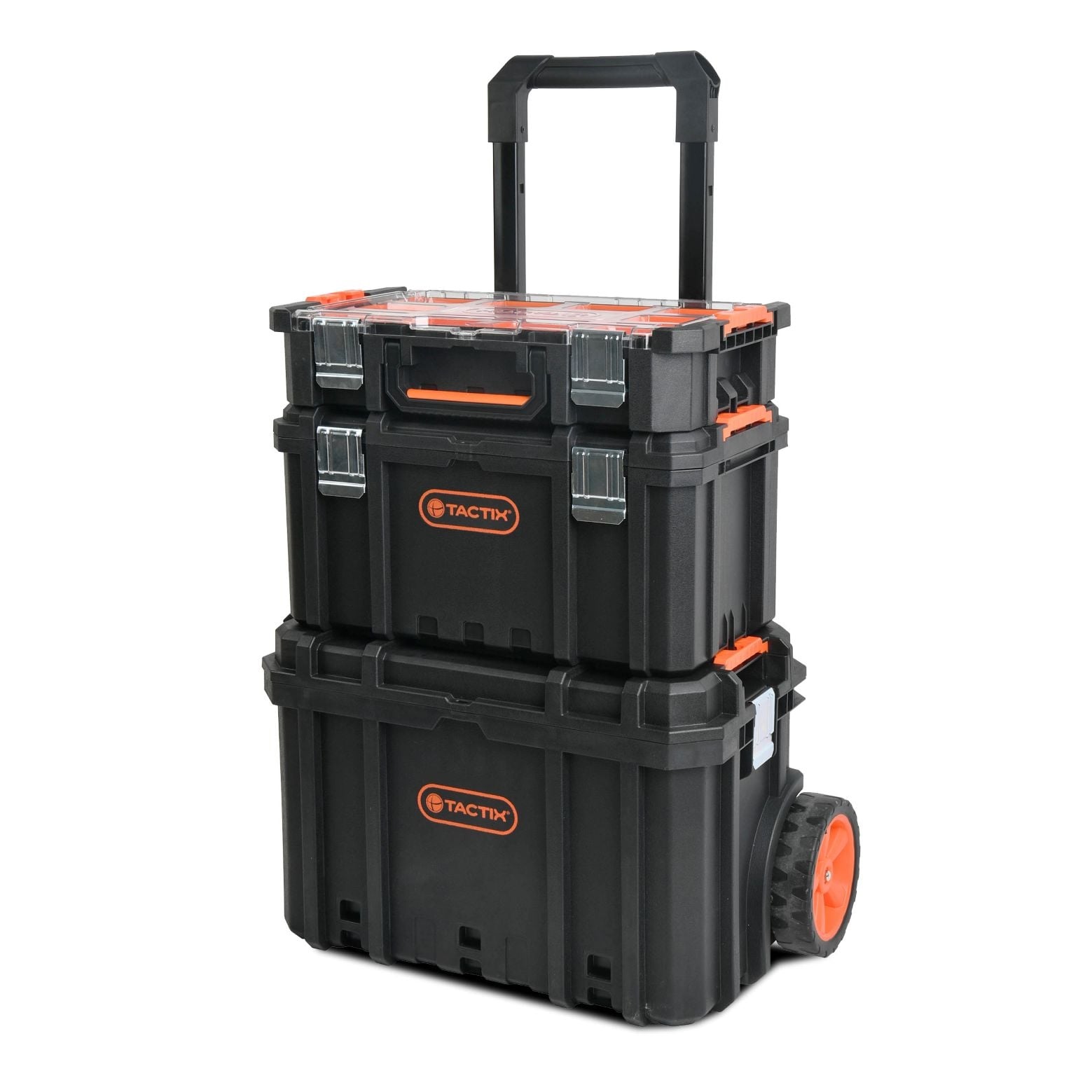 Комплект куфари за инструменти с колела Tactix 63,2x36,7x98см 