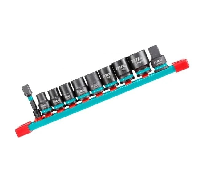 Комплект шестостенни ударни вложки Total Industrial 3/8" 10 части