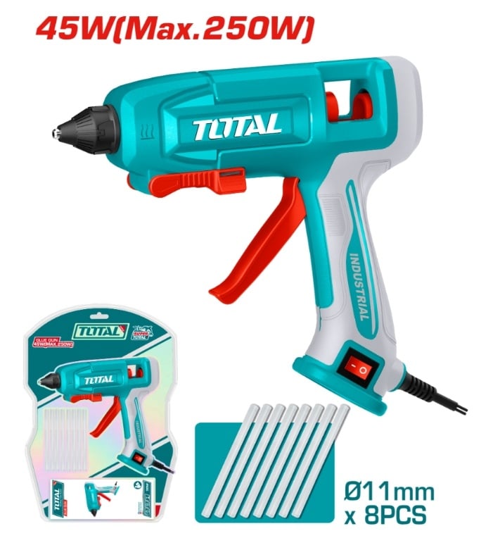 Пистолет за топло лепене TOTAL Industrial, 45 W