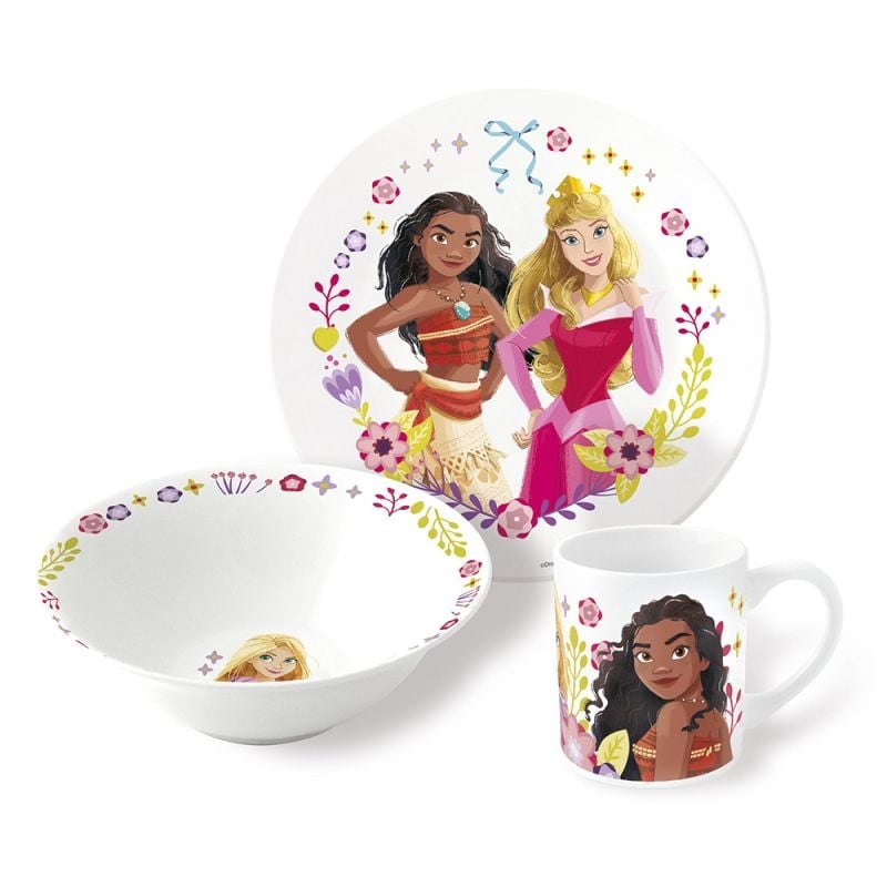 Детски порцеланов сервиз за хранене Disney Princess 3 части