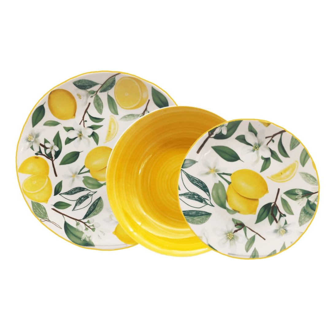 Сервиз за хранене Morello Lemon Garden 18 части