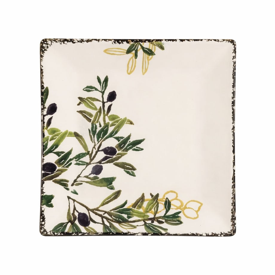 Чиния за десерт Olive 18.5см квадрат