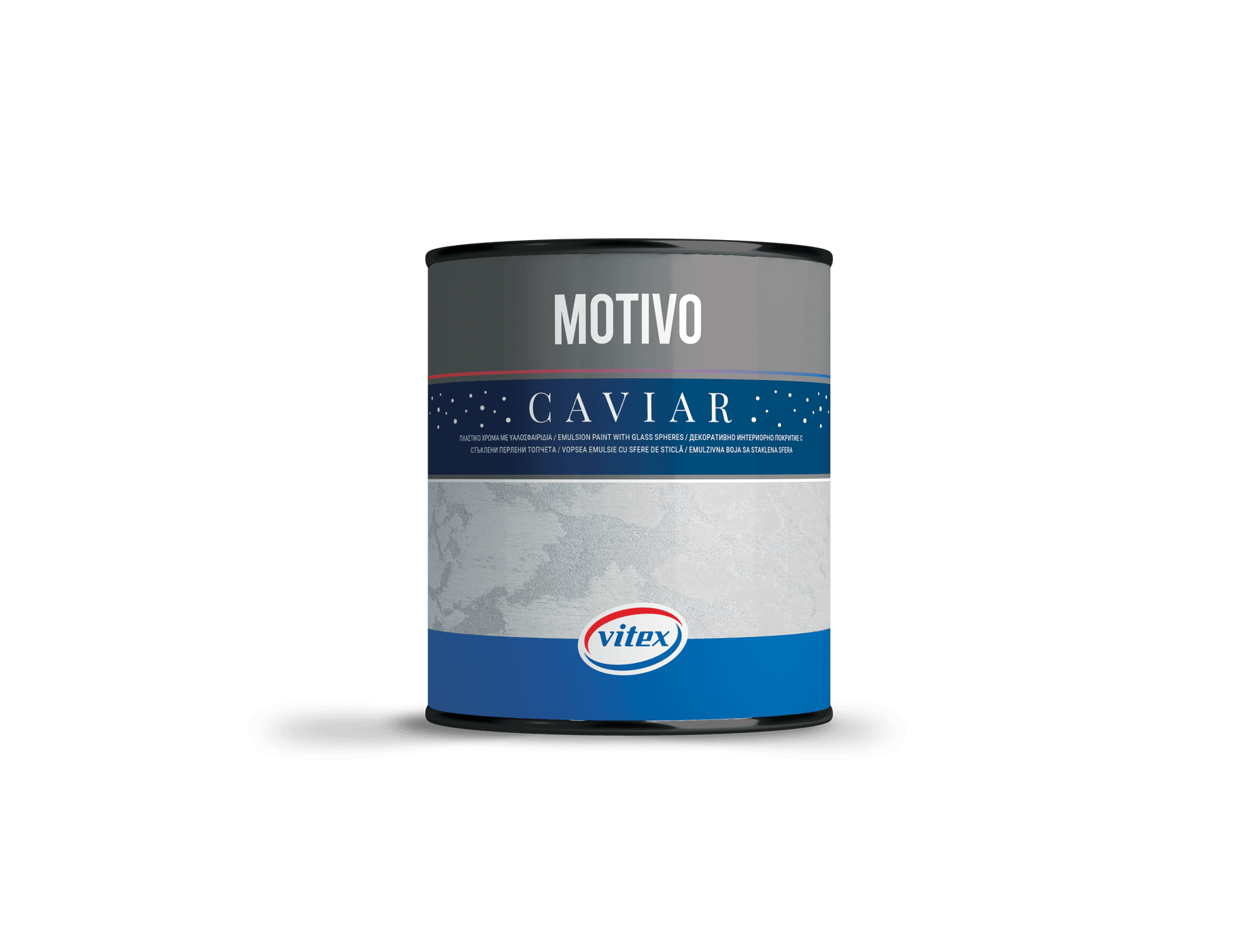 Декоративно покритие Vitex Motivo Caviar Base Silver 905 мл