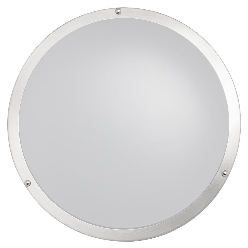 LED декоративна плафониера Ultralux Madrid 24W 4200K IP20 сатениран никел