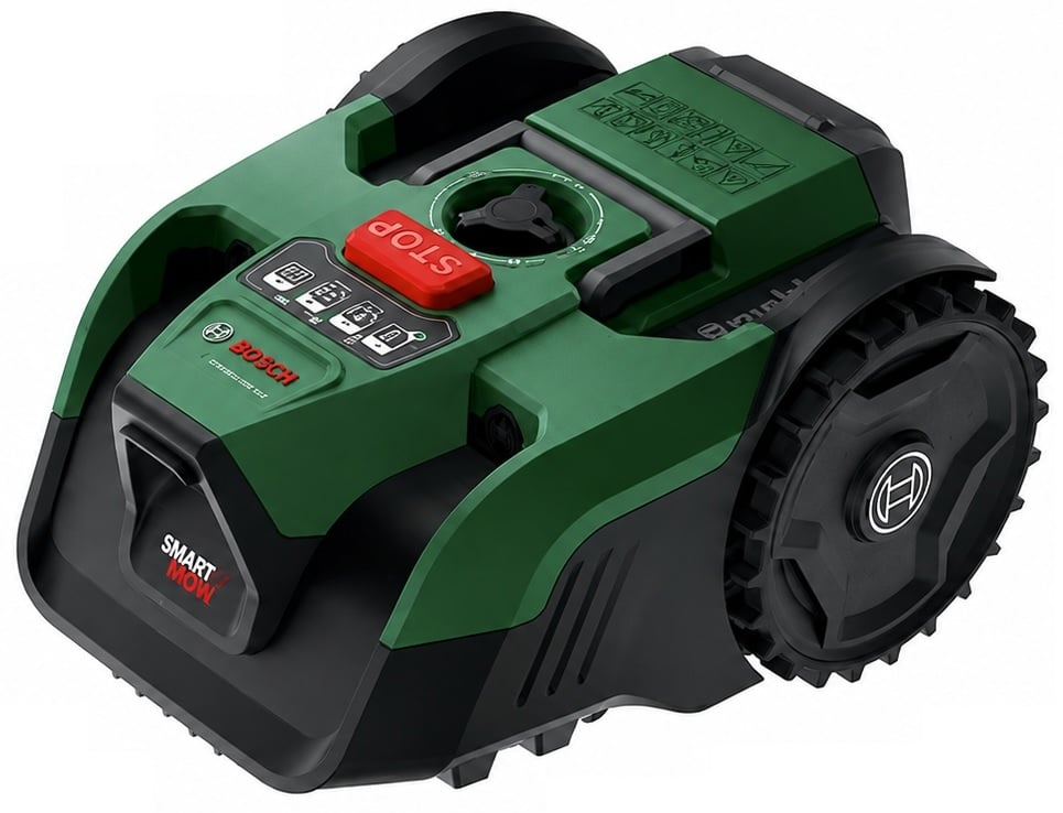 Акумулаторна косачка робот Bosch VisiMow 18V-200 / 200 m2 батерия и зарядно