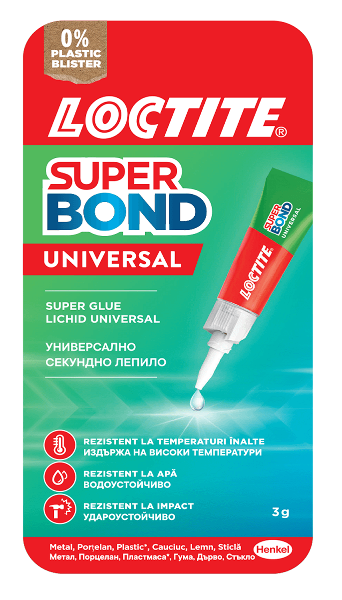 Секундно лепило Loctite Super Bond 3 г
