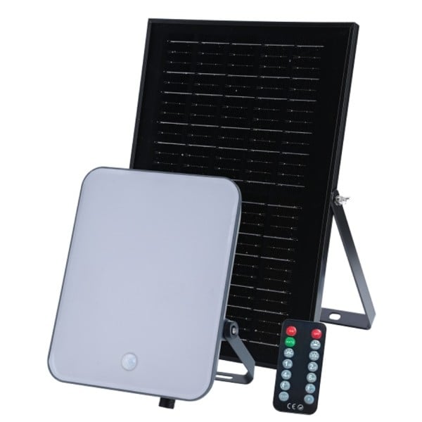 Соларен прожектор Ledmax 200 W 3000 lm CCT + панел 9 W