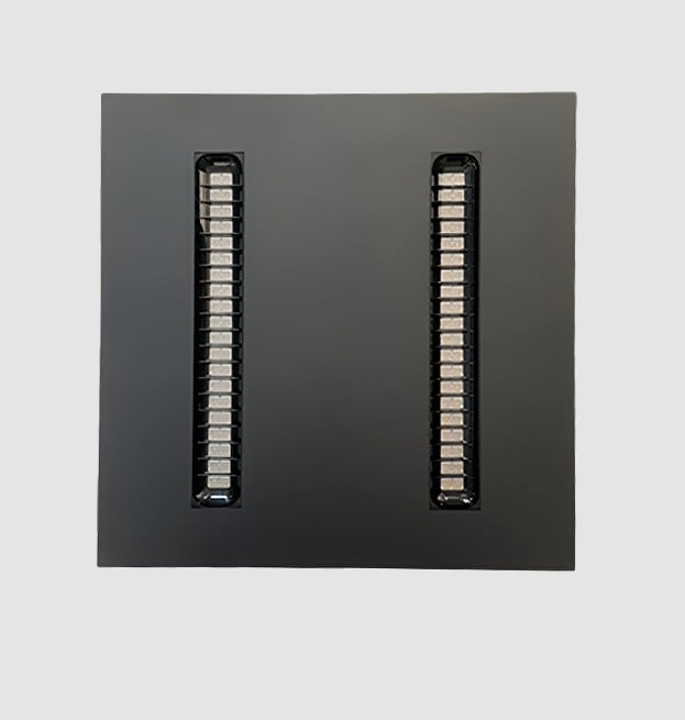 LED панел за октрит монтаж, 60х60, UGR19, IP20, черен, 130 lm/W, 90°  220V-240V 