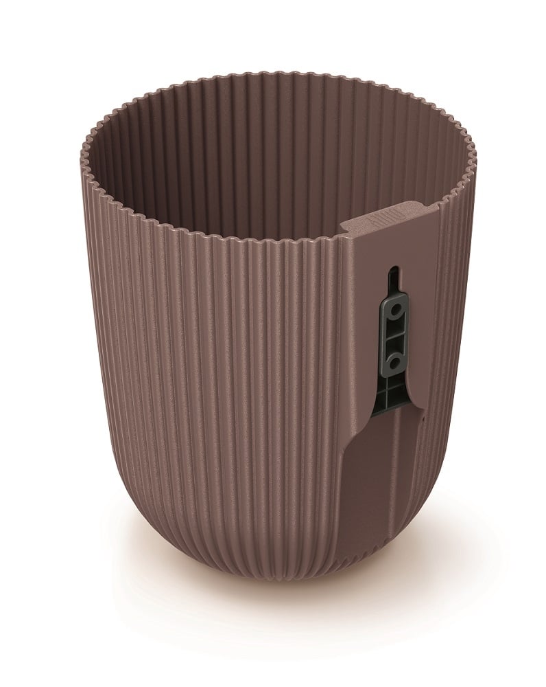 Стенна кашпа Wall 4985U 14,6x17,6см мока